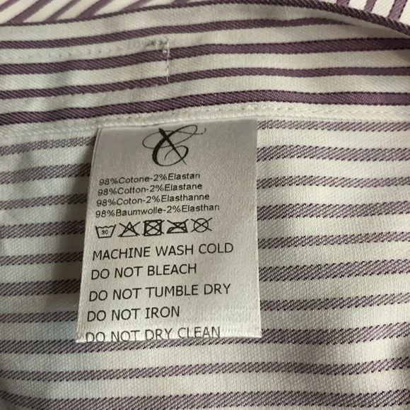 NWOT Canali Impeccabile Dress Shirt Size 17.5 Dress Shirts